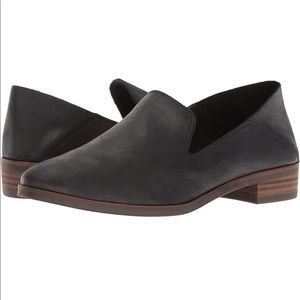 Lucky Brand Cahill Black Leather Flat Loafer 8